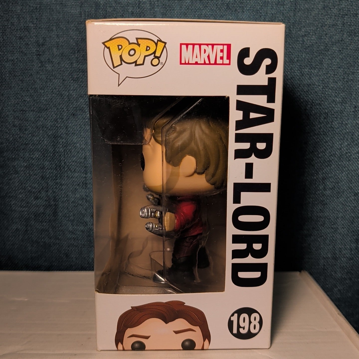 Funko Pop Star-Lord 198 Guardians of the Galaxy Vol2 Viny in Box with Protector 