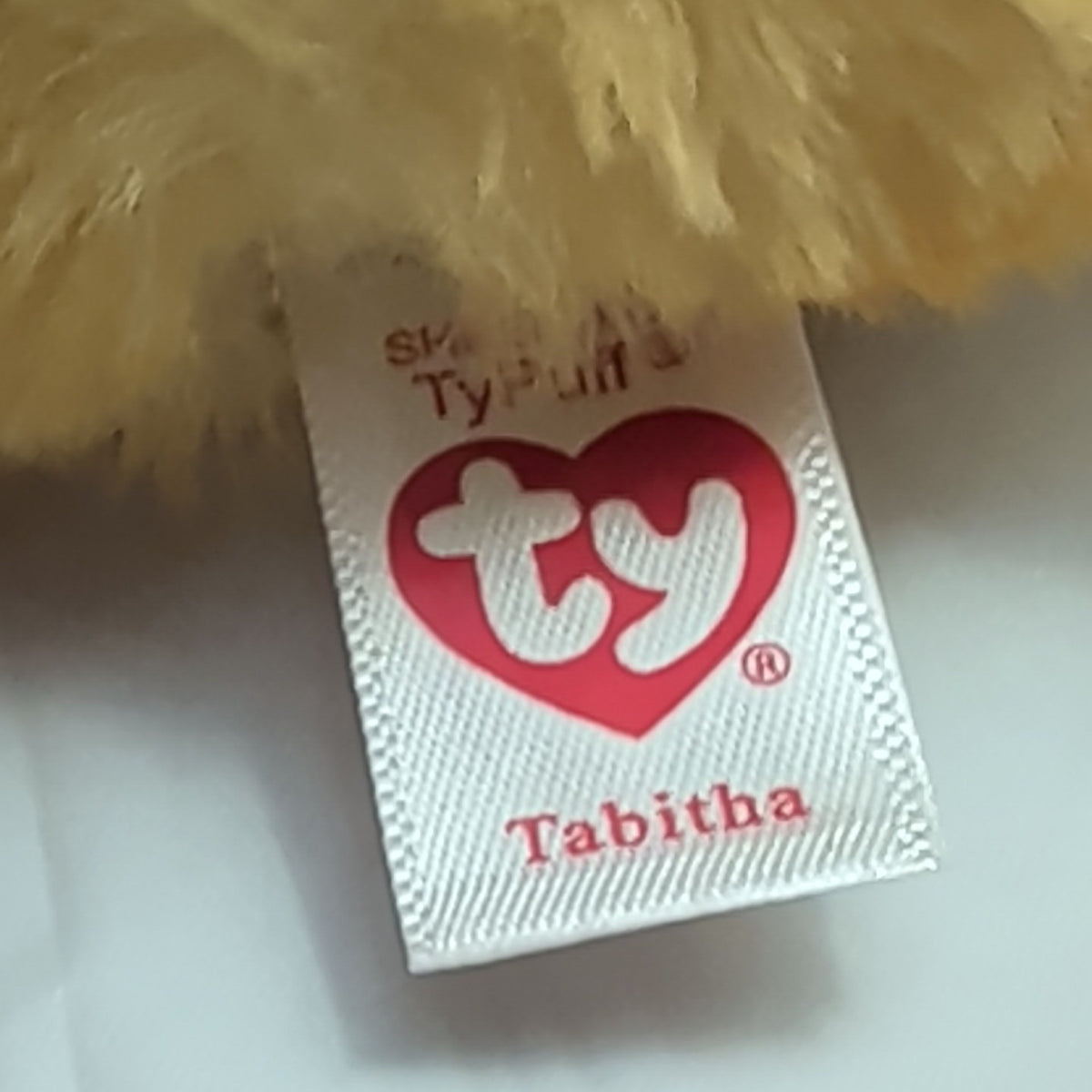 Ty Puffies Tabitha Orange Cat 4" Weighted Plush Toy Always Lands On Feet MWMT
