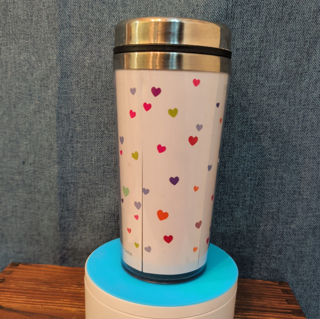 Teacher Work of Love Travel Tumbler 20oz Stainless Acrylic Hot Cold Cup