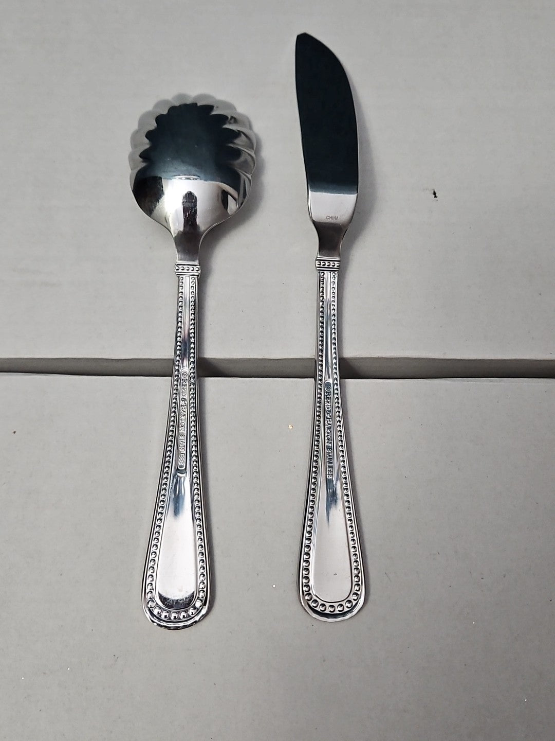 Reed & Barton KENDALL 5-Piece Serving Set | Hostess Host Set | 18/10 Stainless