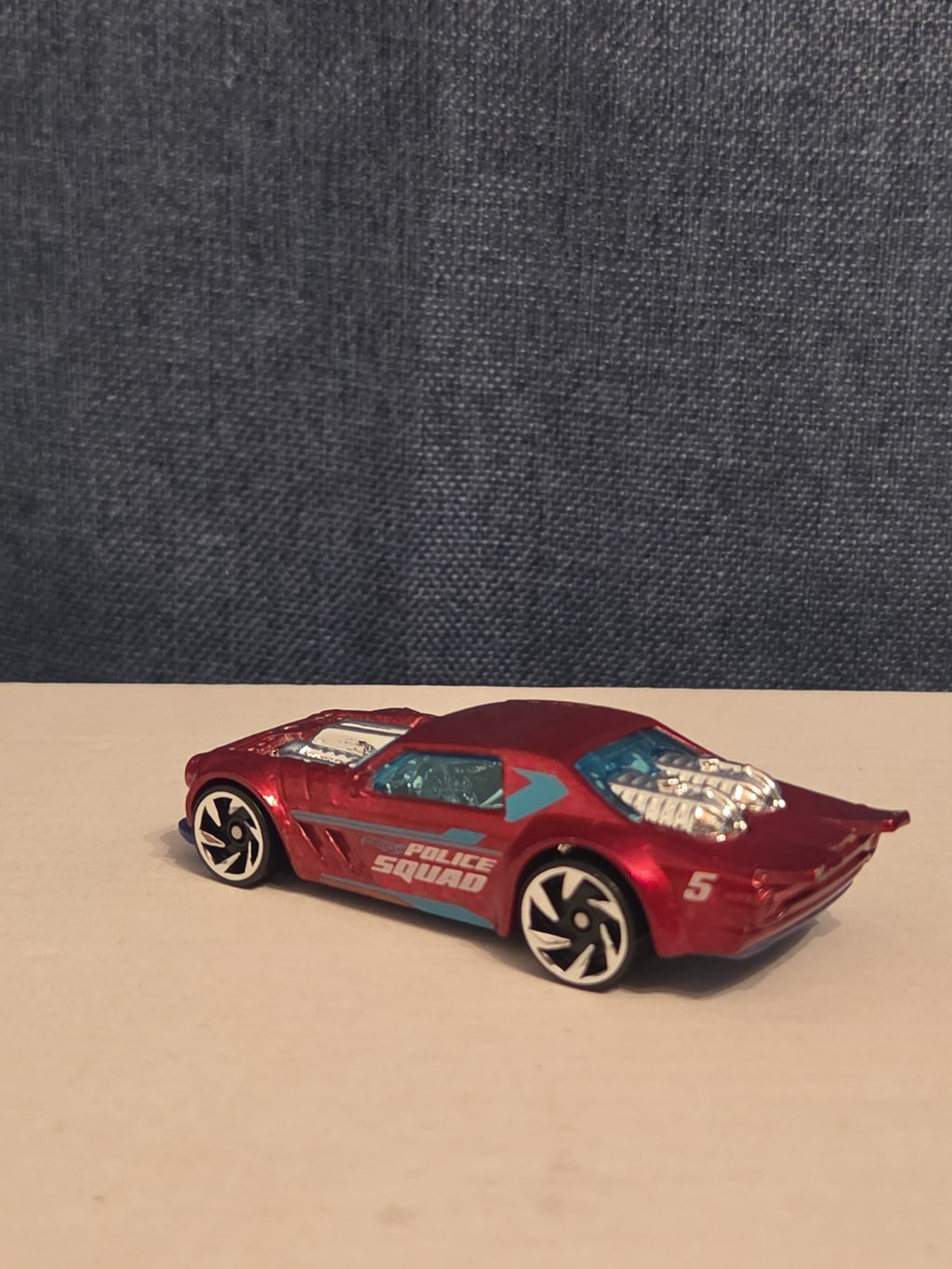 Hot Wheels Night Shifter Police Squad Red Metallic  HW City Loose 1:64 Car