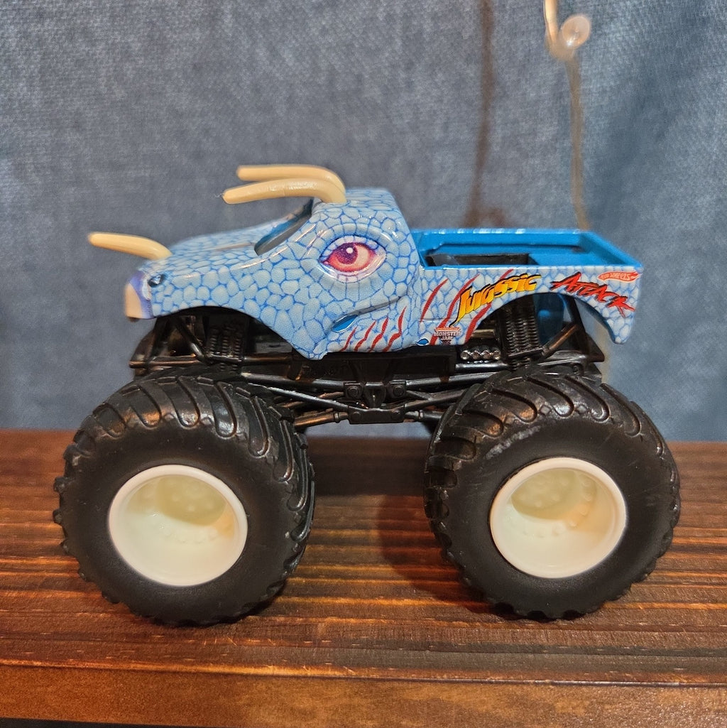 Hot Wheels Monster Jam Jurassic Attack Diecast Dinosaur Y2K