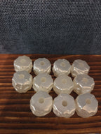 Chunky White Faux Pearl Beads 11pc Craft