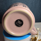 Holly & Joy Nutcracker Pink Ceramic Mug Holiday NWT
