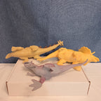Dinosaur Toy Figures Lot of 6 T-Rex Triceratops Stegosaurus