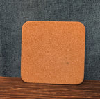 Christmas Tree Cork Back Coaster Holiday Decor Single