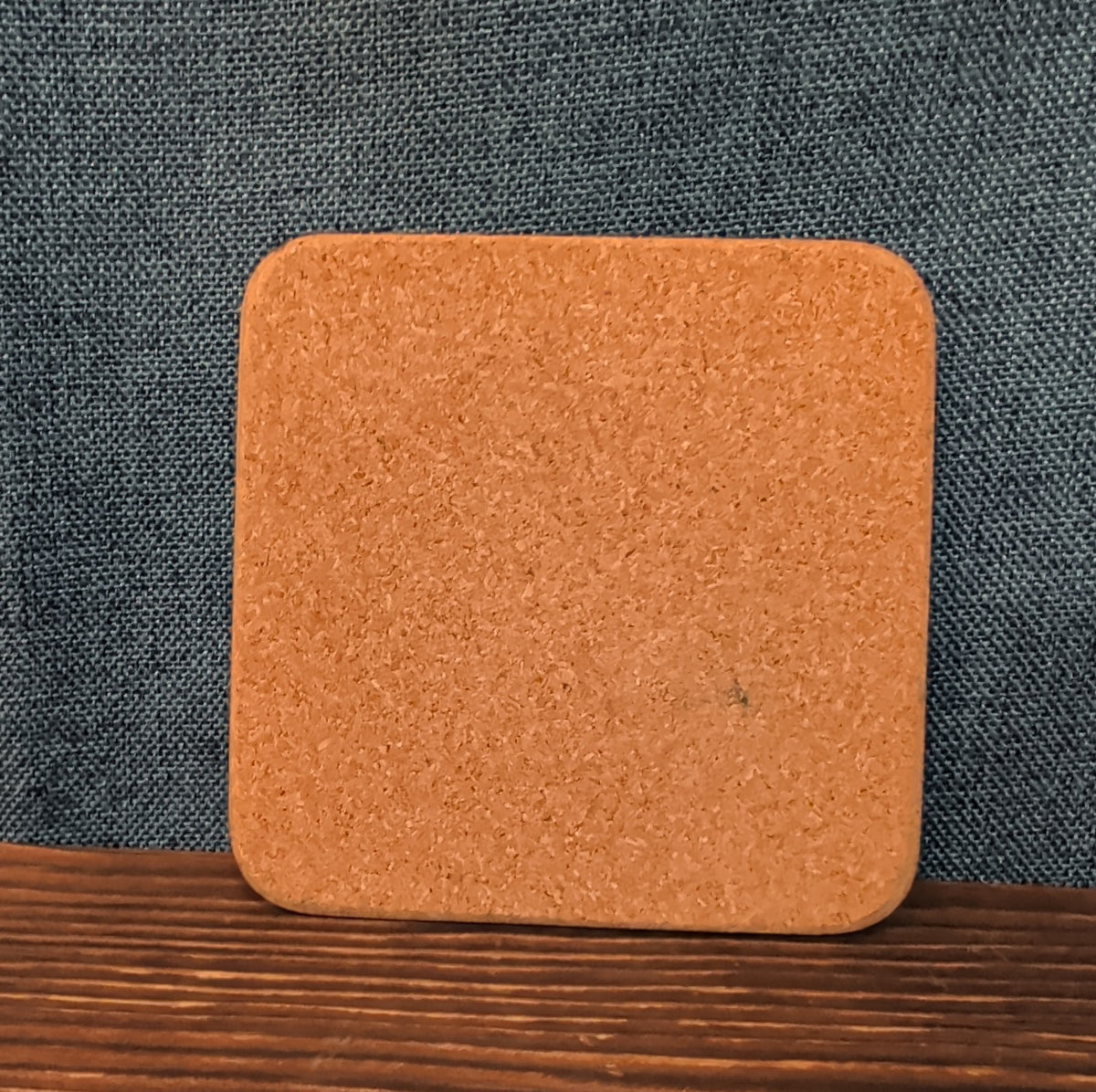 Christmas Tree Cork Back Coaster Holiday Decor Single