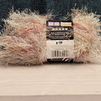 Lion Brand Fun Fur Prints Yarn 1 Skein Sandstone 225 Made in Italy Eyelash NOS