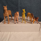 Plastic Animal Figures Toy Lot 24pc Safari Farm Zoo Animals
