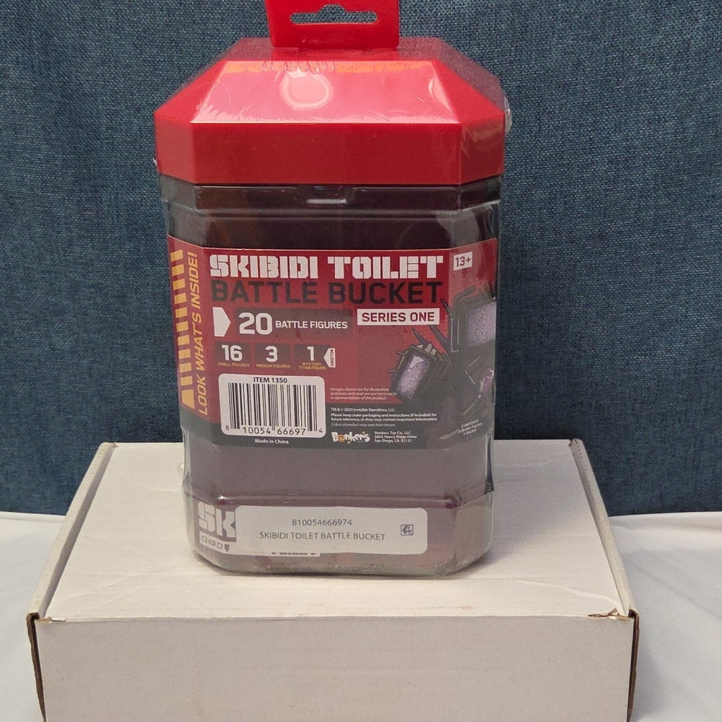 Skibidi Toilet Battle Bucket Series 1 New Sealed 20 Figures Mystery Titan NIB