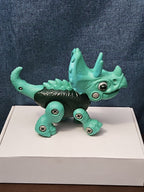 Take Apart Dinosaur Triceratops Figure Only | Green DIY Building Toy