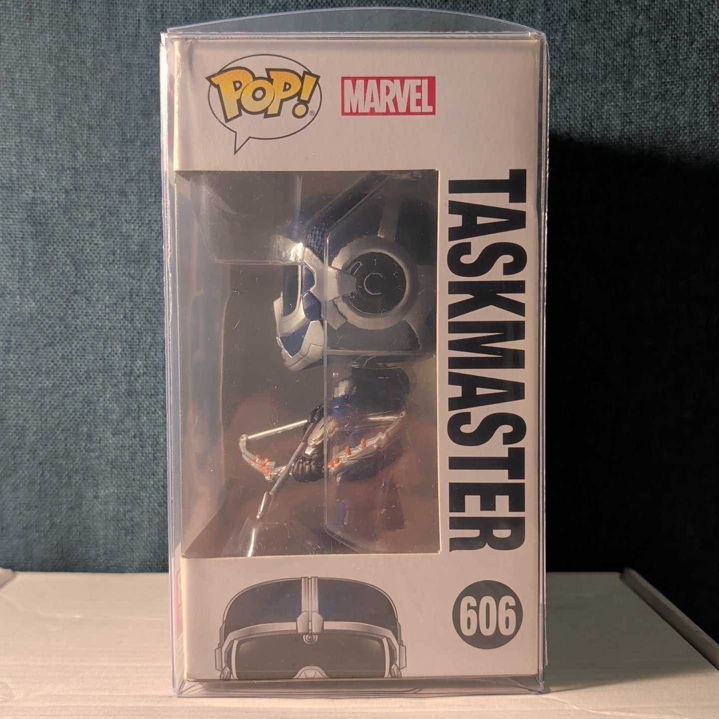 ​Funko Pop Marvel Black Widow Taskmaster #606  with Bow in Box with Protector