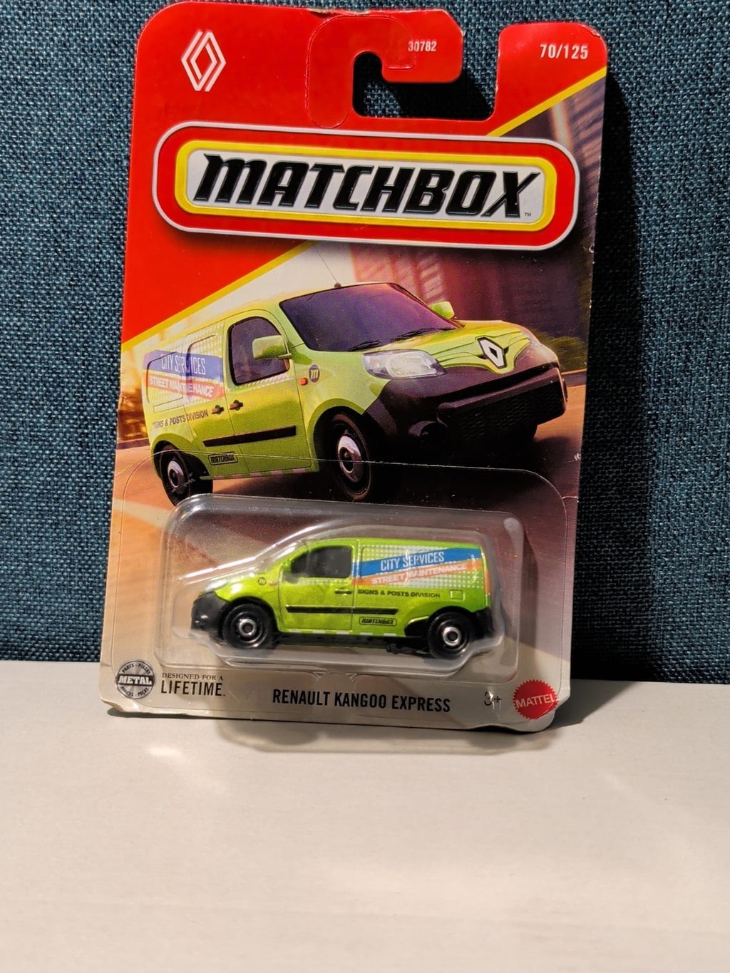 Matchbox 2025 Renault Kangoo Express | Short Card | Green City Services | 70/125