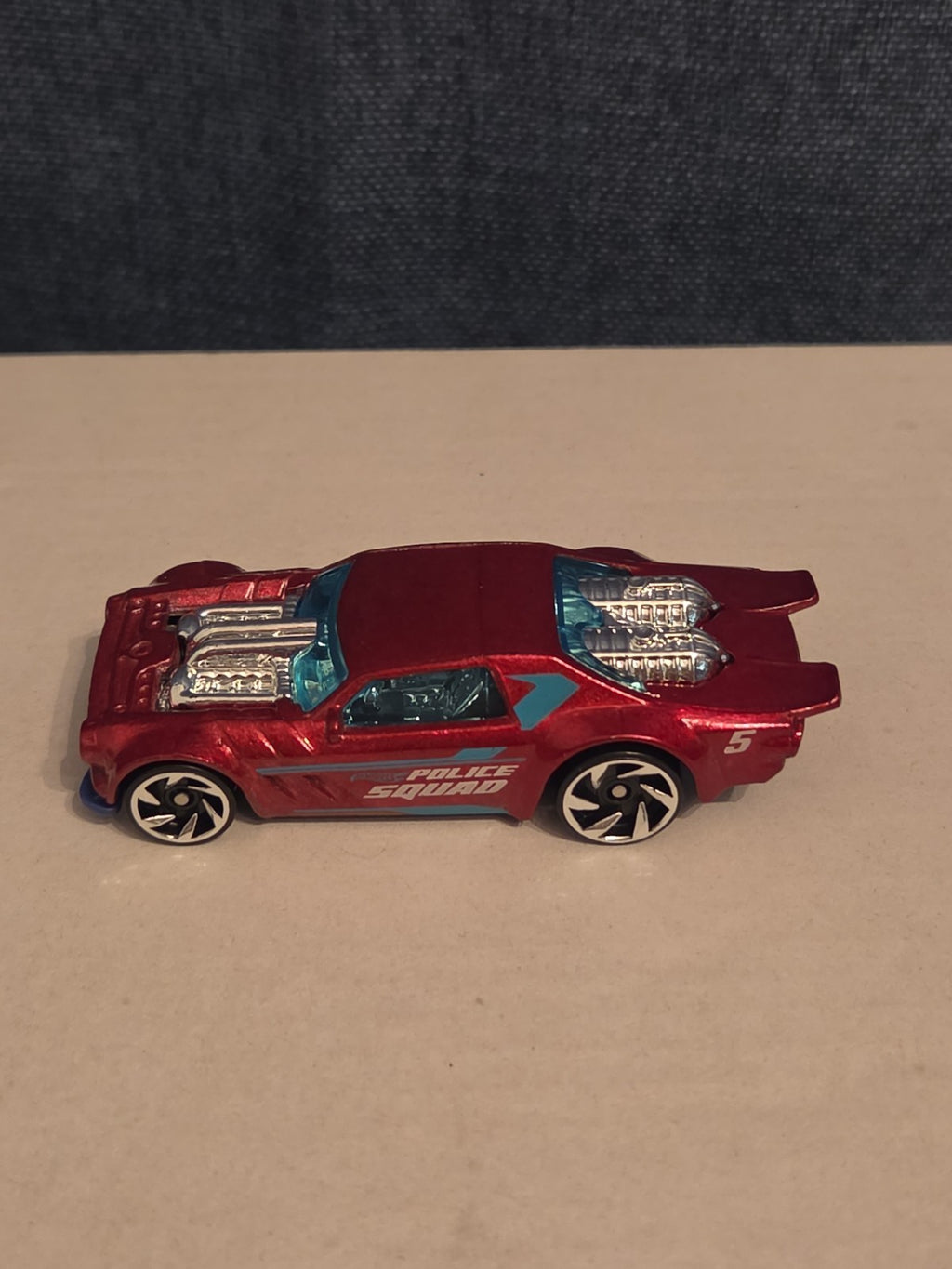 Hot Wheels Night Shifter Police Squad Red Metallic  HW City Loose 1:64 Car