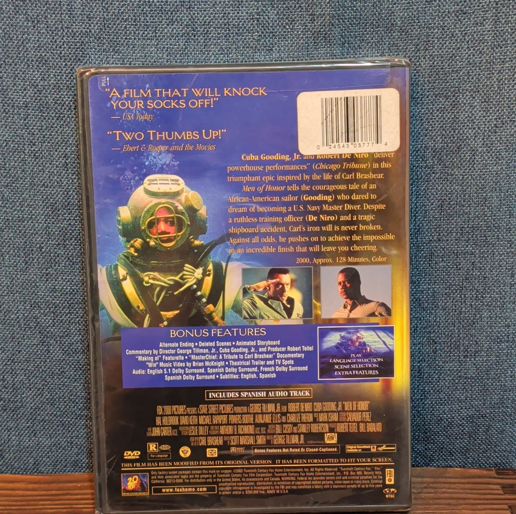 Men of Honor DVD Special Edition Full Screen Cuba Gooding Jr Sealed New