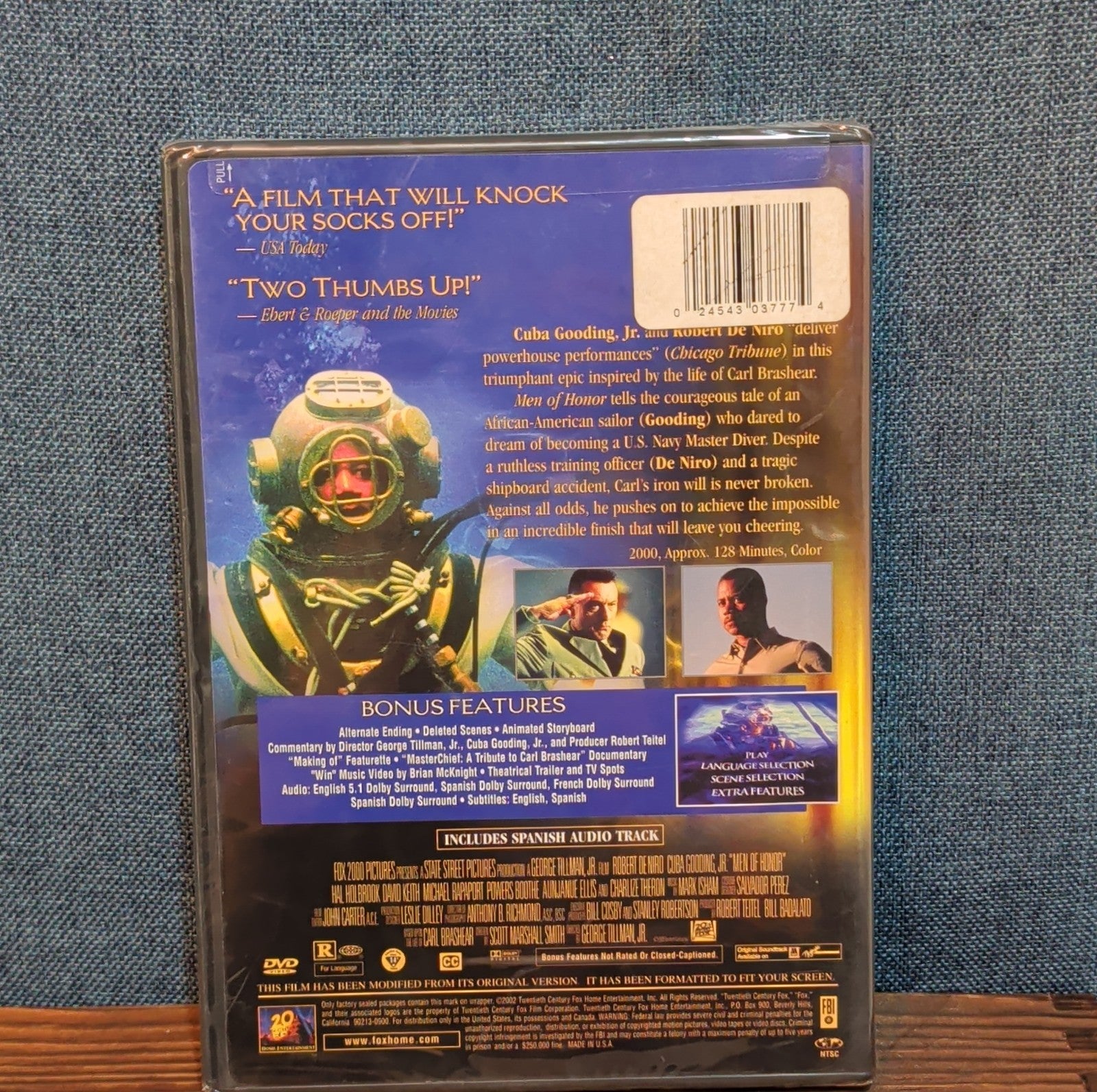 Men of Honor DVD Special Edition Full Screen Cuba Gooding Jr Sealed New