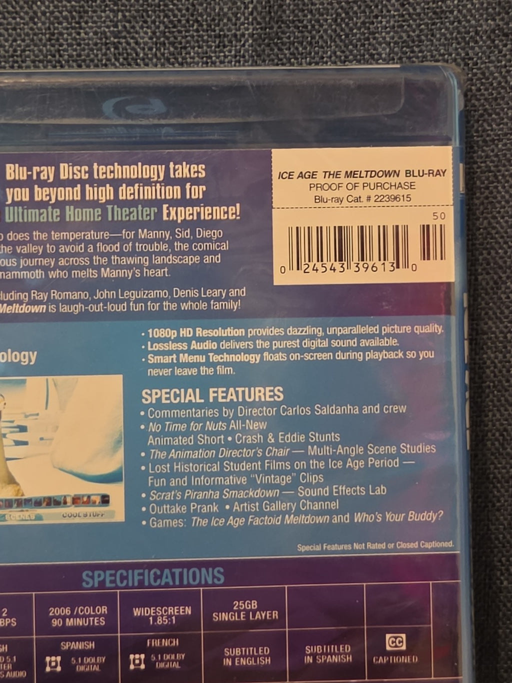 20th Century Fox Ice Age The Meltdown Blu-Ray Widescreen 2006