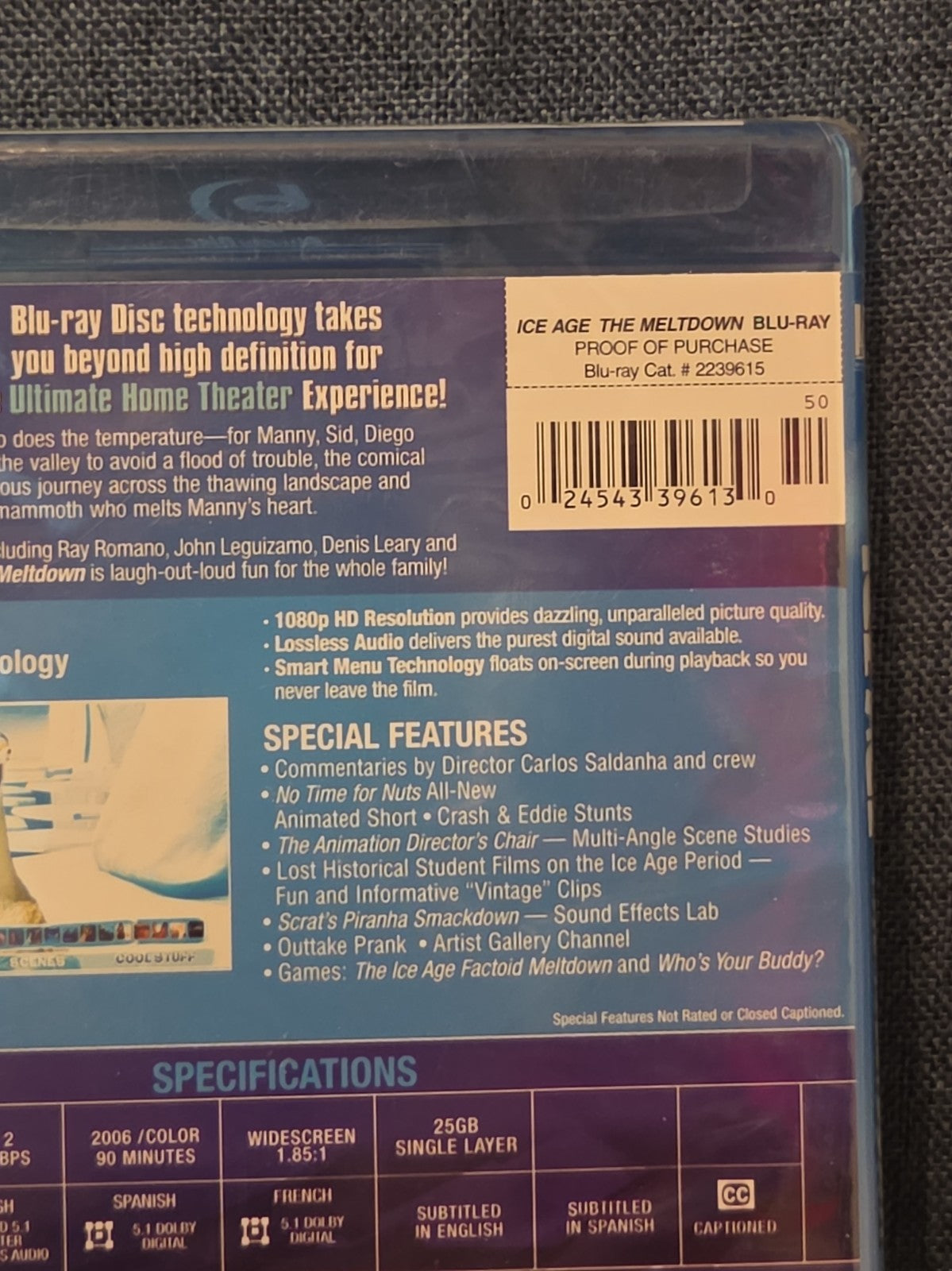 20th Century Fox Ice Age The Meltdown Blu-Ray Widescreen 2006