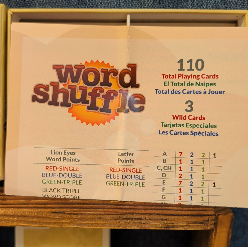 Breaking Games Word Shuffle Card Game 2016 Complete 852468006083