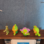 McDonalds Sanrio TMNT Happy Meal Toy Lot 4 Plastic Figures 2025