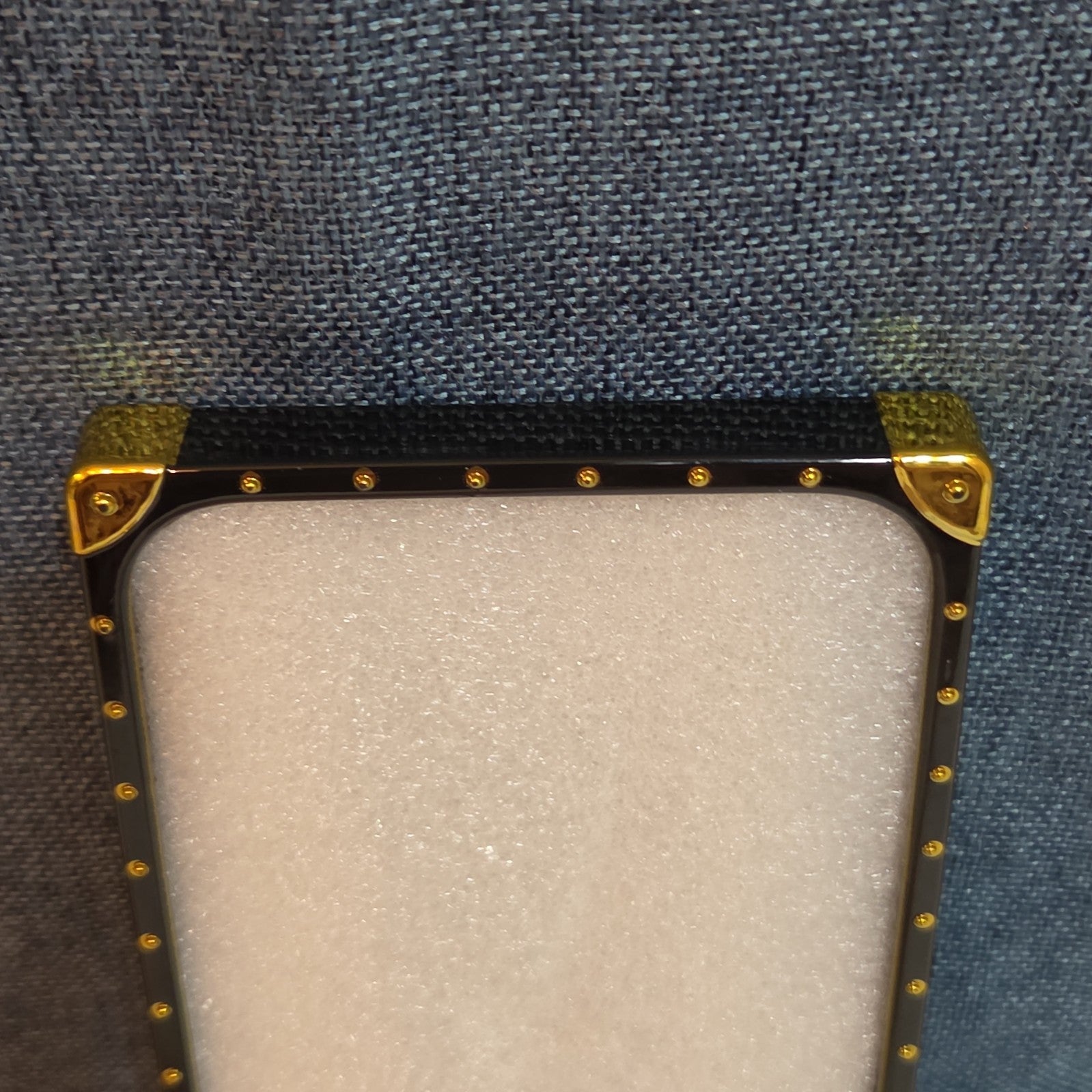 Boutique Samsung Galaxy Queen Crown Gold Square Case Shockproof