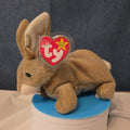 Ty Beanie Baby Nibbly Bunny Rabbit Plush 1999 NWT Hard Tag Protector