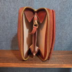 Margot New York Gina Compact Wallet Brandy Leather Boho