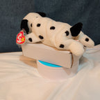 Ty Beanie Baby Dotty the Dalmatian Dog 1996 PVC Pellets Mint with Tags MWMT
