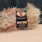 Lion Brand Fun Fur Prints Yarn 1 Skein Sandstone 225 Made in Italy Eyelash NOS