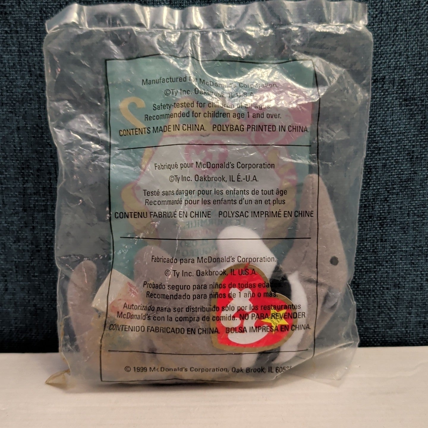 Ty Teenie Beanie Babies Antsy Anteater #2 McDonald’s 1999 Sealed New Retired