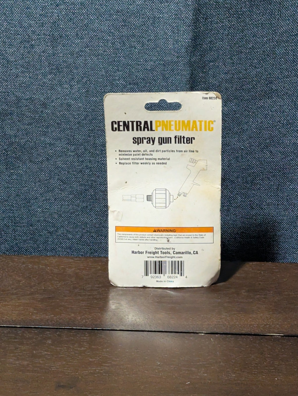 2 Central Pneumatic Inline Spray Gun Filters | Water Trap 1/4" NPT | NOS 88224