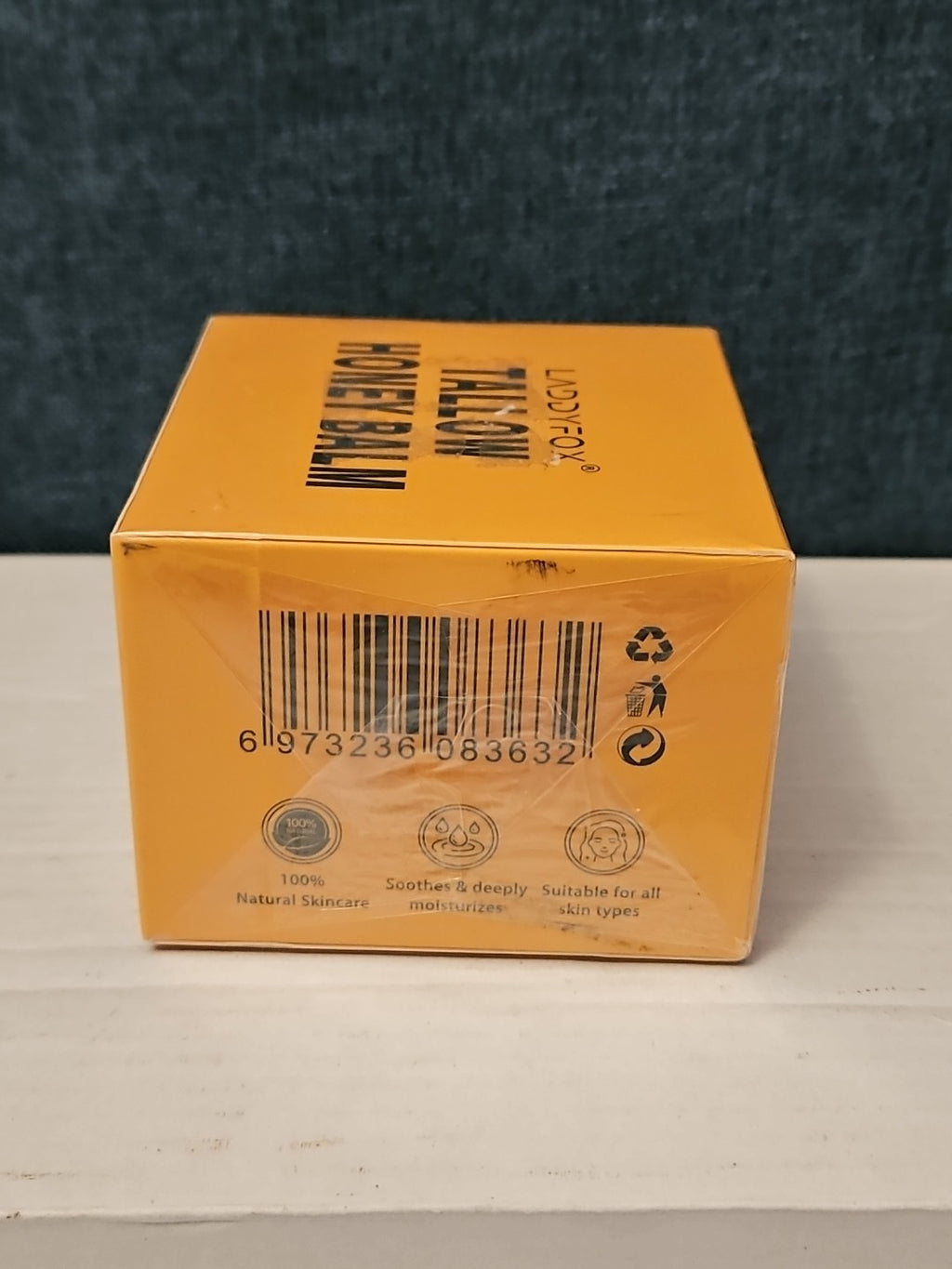 Sealed Laddyfox Tallow Honey Balm | Face & Body Grass-Fed Moisturizer 100g