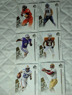 2013 SP Authentic Football COMPLETE BASE SET (1-100) w/ Travis Kelce Rookie RC