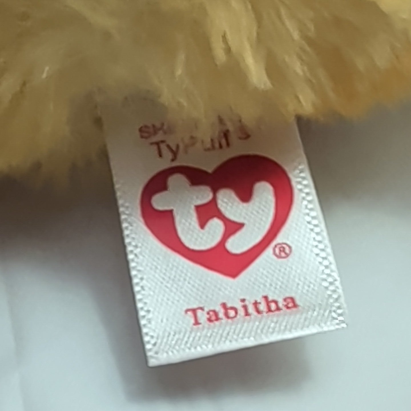 Ty Puffies Tabitha Orange Cat 4" Weighted Plush Toy Always Lands On Feet MWMT