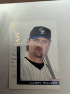 2000 Topps Gallery - Masters of the Game Larry Walker #119