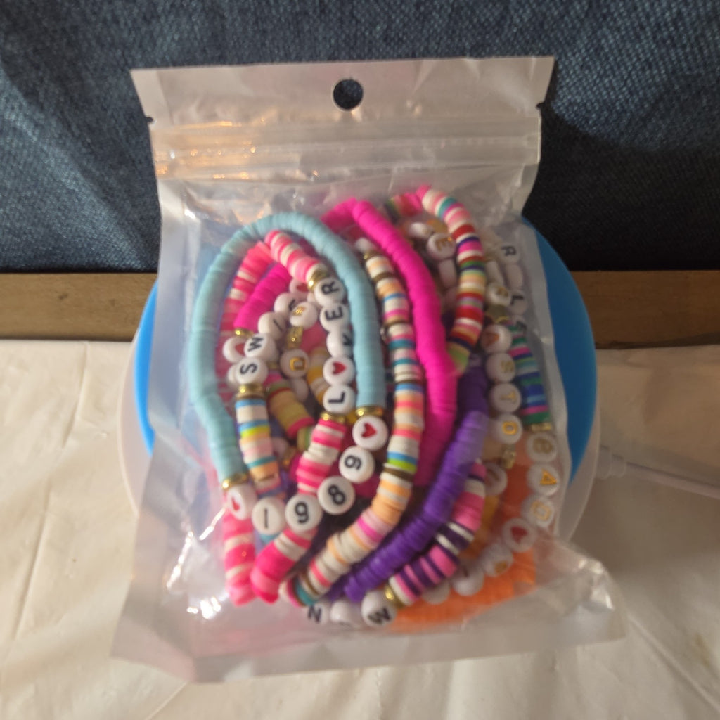Swift Eras Tour 12 Pk Beaded Friendship Bracelets