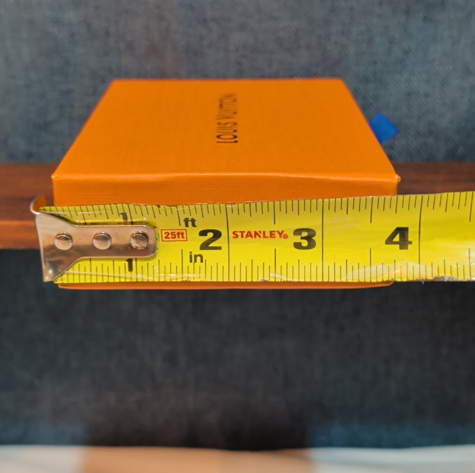 Authentic Louis Vuitton Empty Yellow Drawer Gift Box 5.5x4" Wallet Case