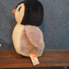 Ty Pongo Penguin Plush Beanie 6" Big Blue Eyes Y2K