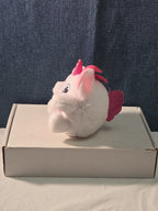 ZURU Rainbocorn Puppycorn Penny the Pug 5" Plush White Pink Bow Glitter Horn