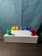 Learning Resources Friendly Farm Animal Counters | Set of 7 Rubber Figures