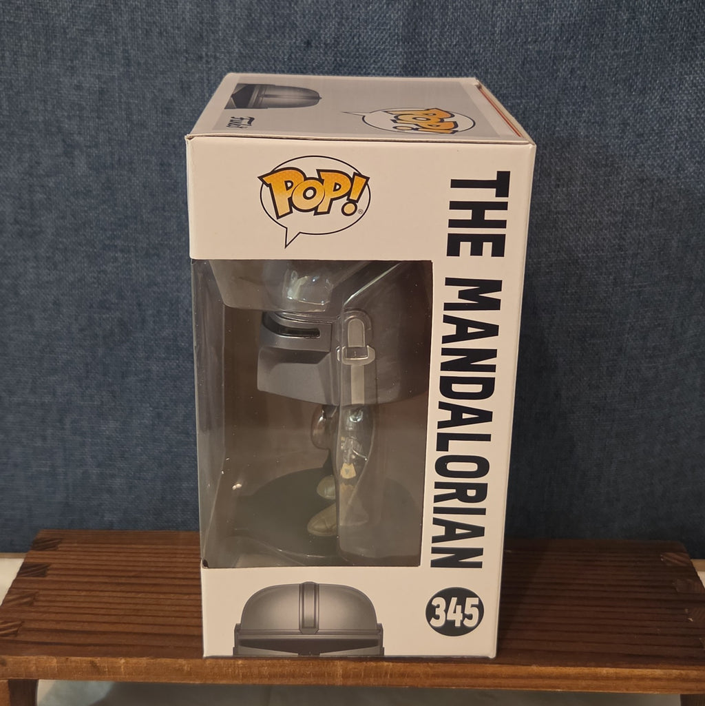 Funko Pop Star Wars The Mandalorian #345 Beskar Vinyl Figure with Protector