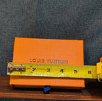 Authentic Louis Vuitton Empty Yellow Drawer Gift Box 5.5x4" Wallet Case