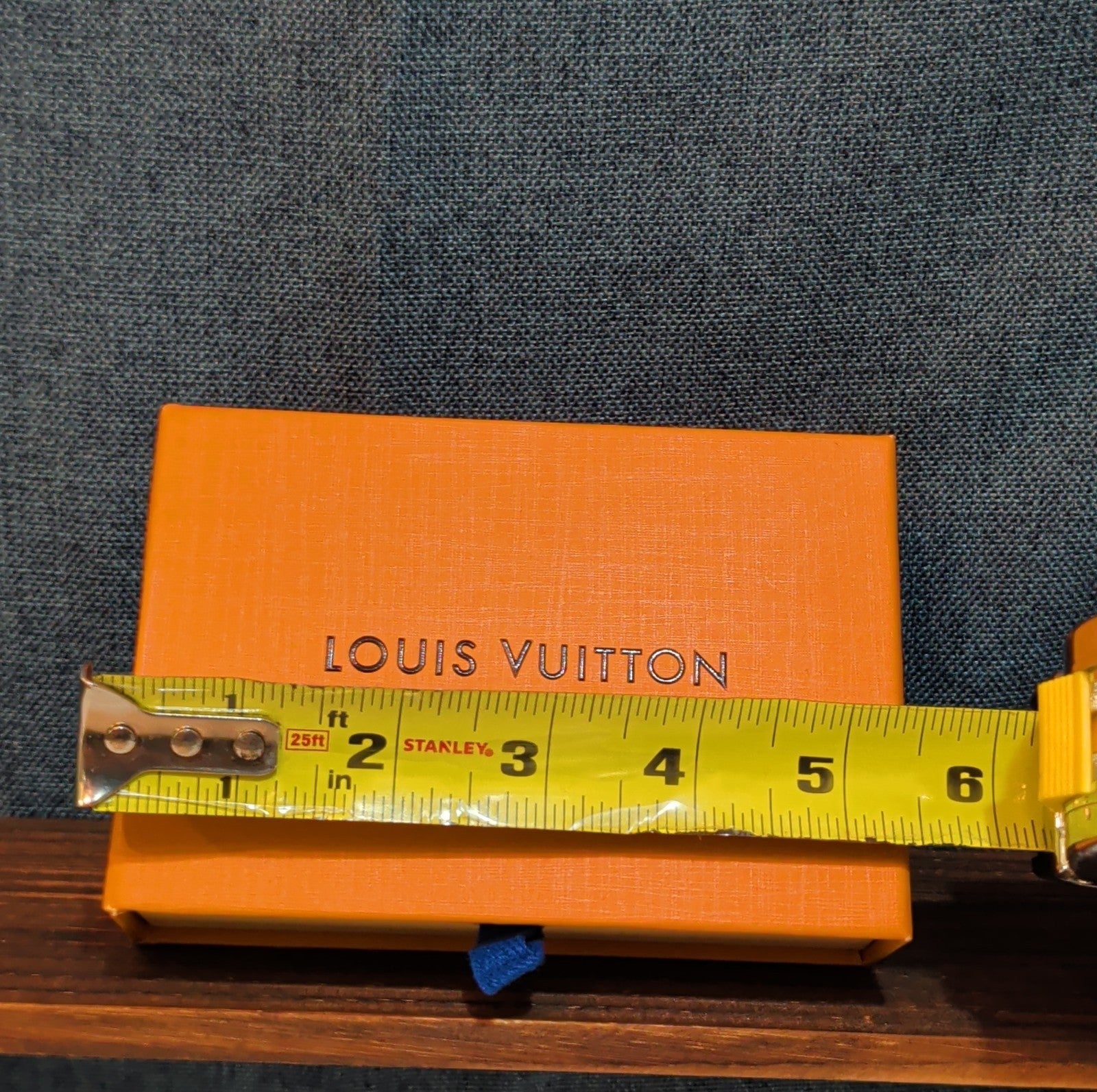 Authentic Louis Vuitton Empty Yellow Drawer Gift Box 5.5x4" Wallet Case