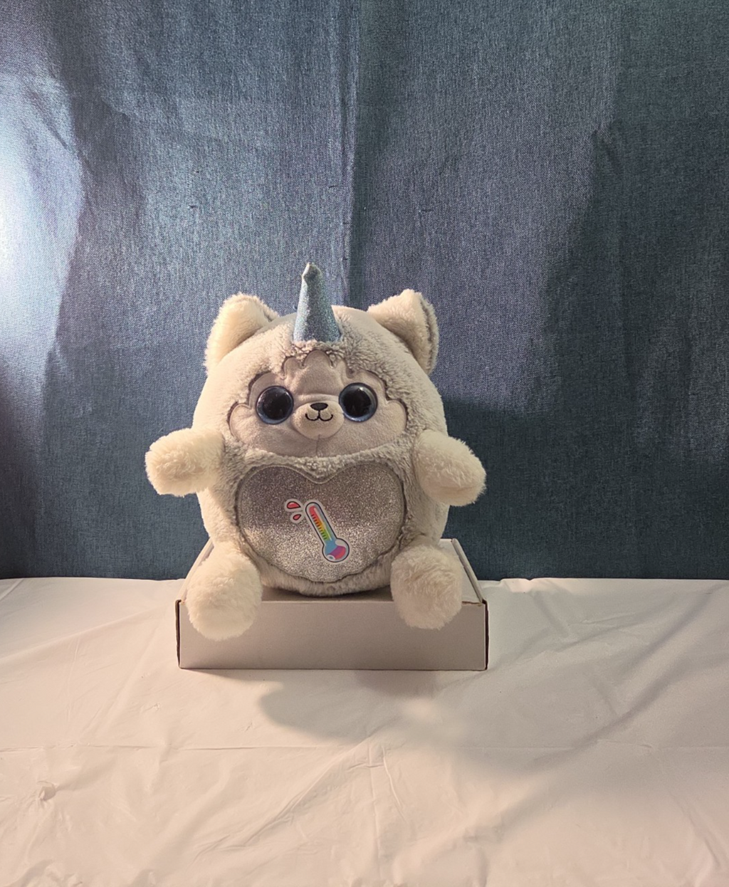 ZURU Rainbocorn Puppycorn Rescue Husky Plush 10" Houdini Thermometer