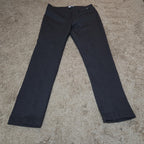 Calvin Klein Pants Womens M Black Slim Fit Ankle Stretch Elastic