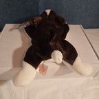 Ty Beanie Baby Bruno Dog Plush Vintage 1997 Bull Terrier Tags Protected