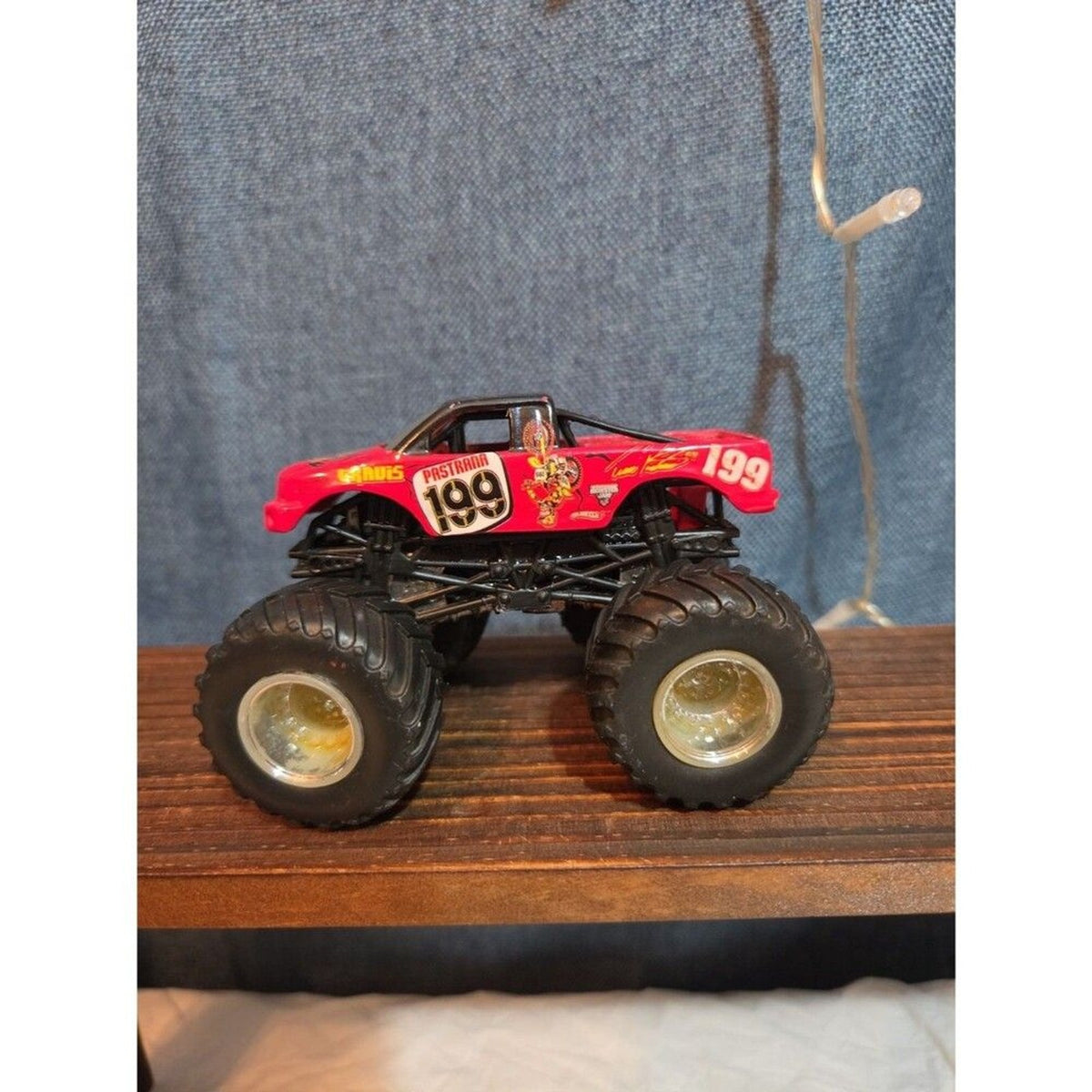 Hot Wheels Pastrana 1999 Monster Jam Red Diecast