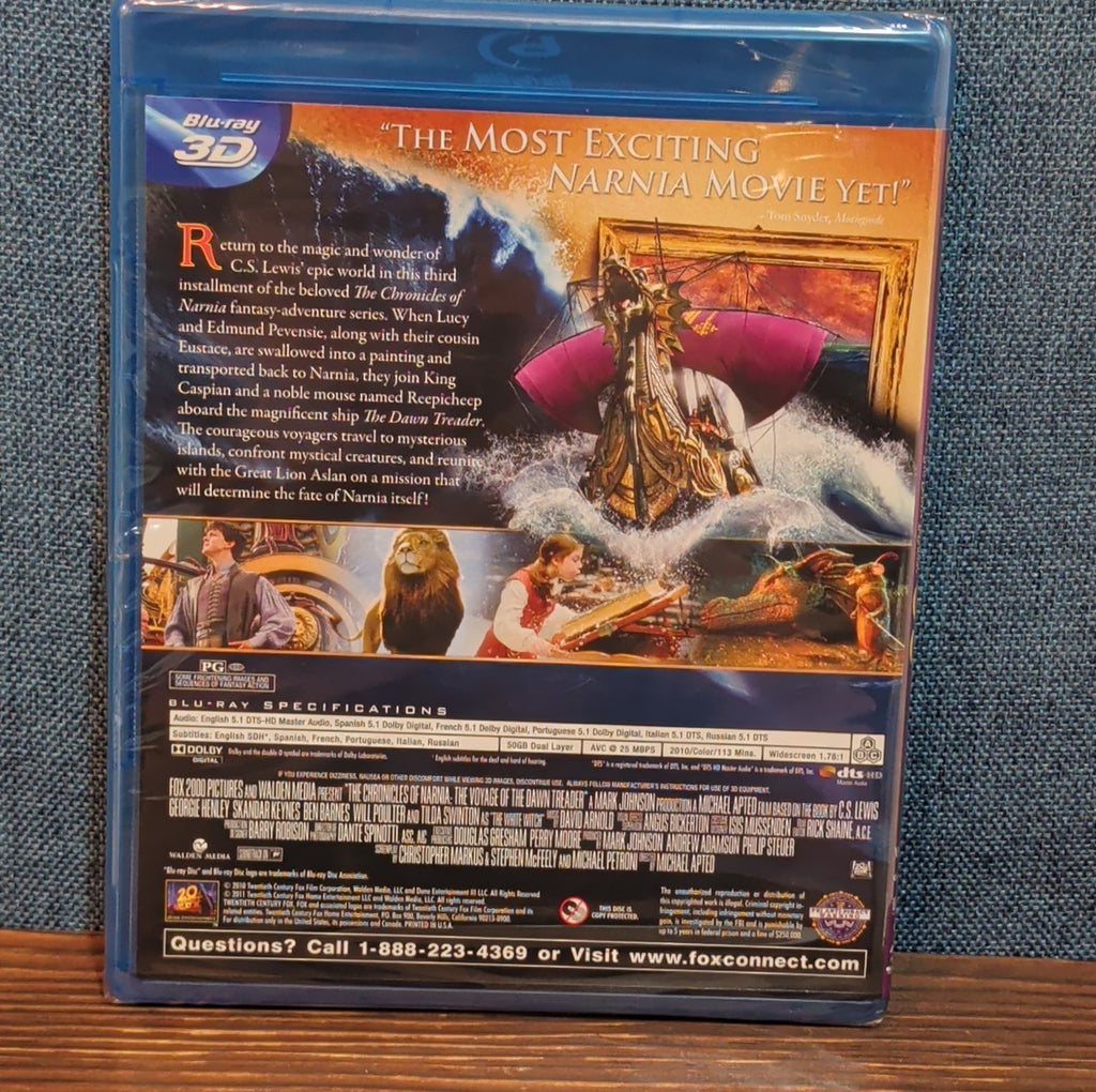 Narnia Voyage of the Dawn Treader 3D Blu-Ray Promo