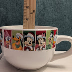 Disney Christmas Jumbo Mug Mickey Minnie Donald Goofy Pluto Galerie Oversized