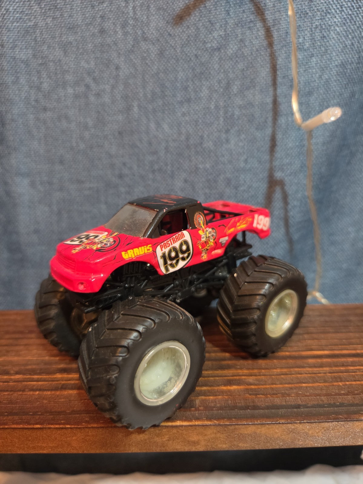 Hot Wheels Pastrana 1999 Monster Jam Red Diecast